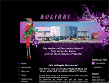 Tablet Screenshot of kolibri.eu